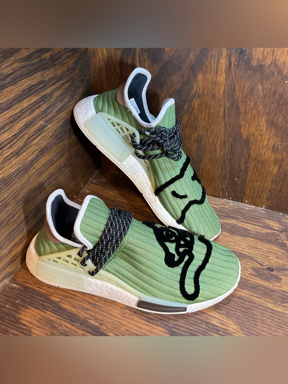 Adidas NMD Human Race x BBC Ice Cream x Pharrell Running Dog (GZ1664) Size 10